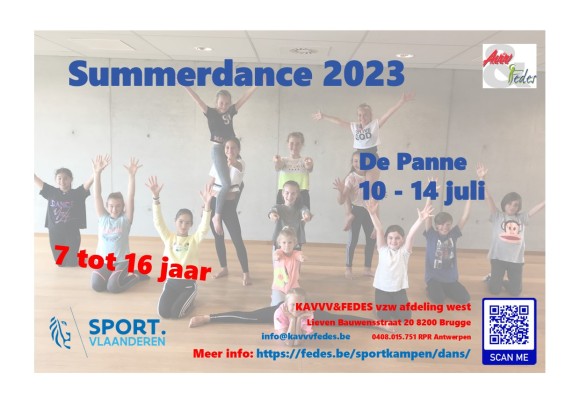 Flyer Summerdance De Panne